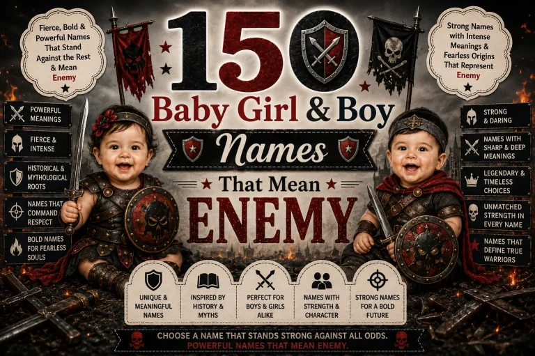 150 Baby Girl & Boy Names That Mean Enemy