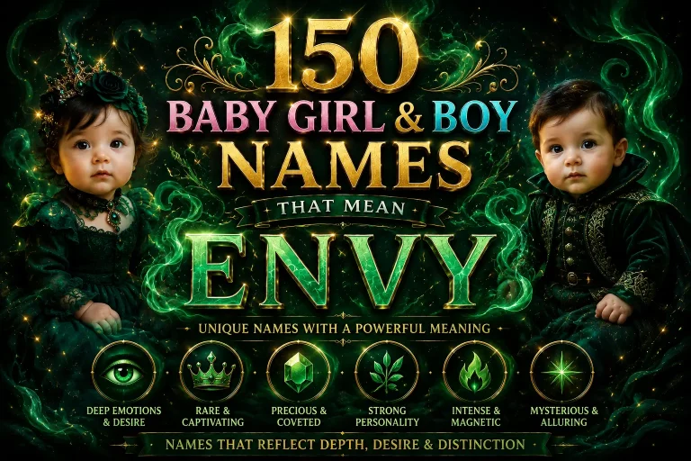 150 Baby Girl & Boy Names That Mean Envy