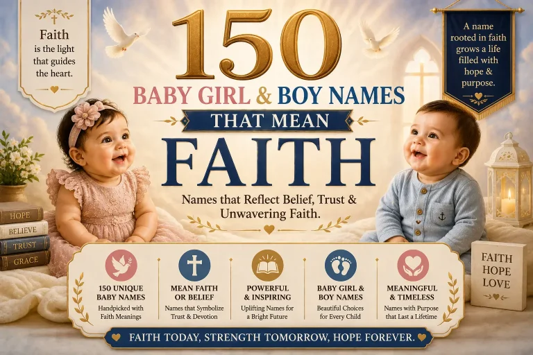 150 Baby Girl & Boy Names That Mean Faith
