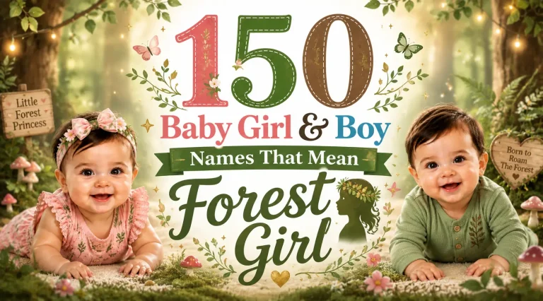 150 Baby Girl & Boy Names That Mean Forest Girl