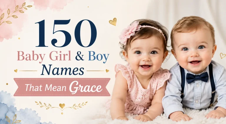 150 Baby Girl & Boy Names That Mean Grace