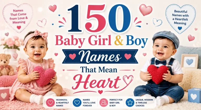 150 Baby Girl & Boy Names That Mean Heart