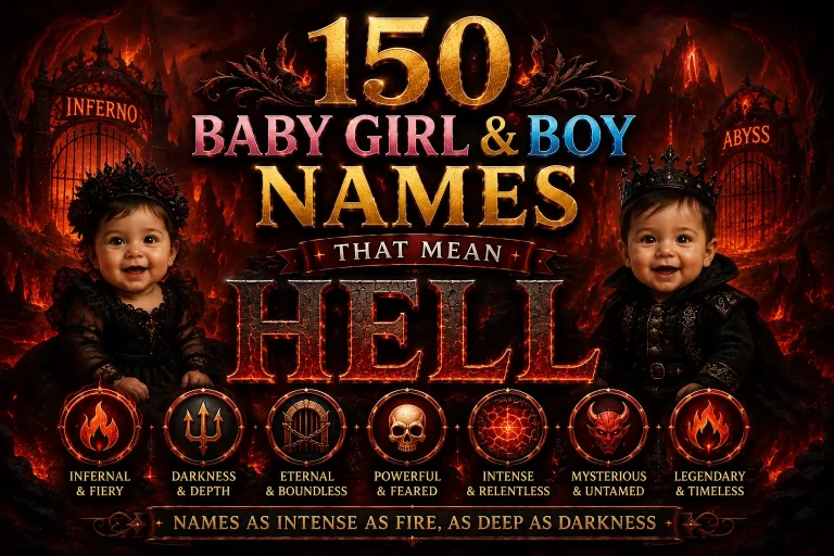 150 Baby Girl & Boy Names That Mean Hell