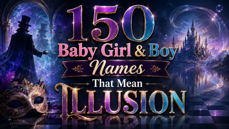 150 Baby Girl & Boy Names That Mean Illusion