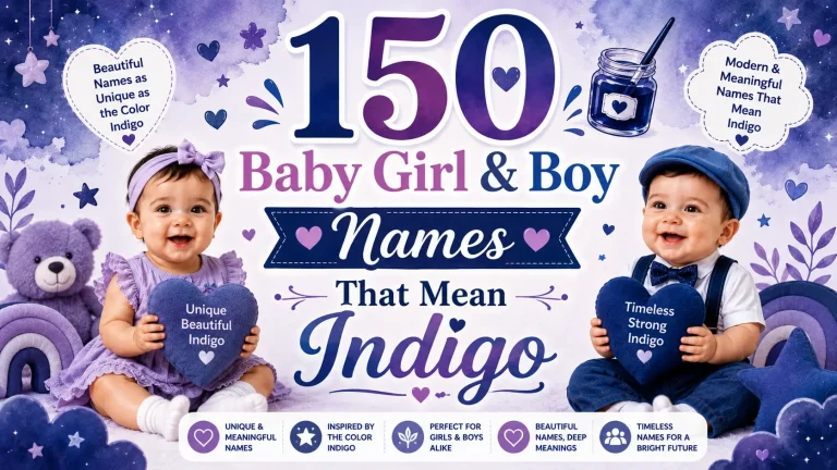 150 Baby Girl & Boy Names That Mean Indigo
