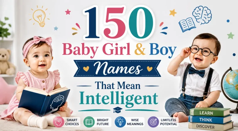 150 Baby Girl & Boy Names That Mean Intelligent