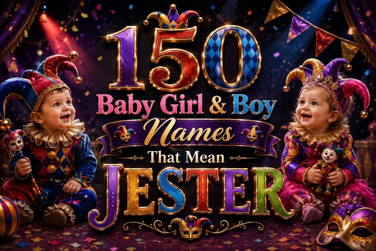 150 Baby Girl & Boy Names That Mean Jester