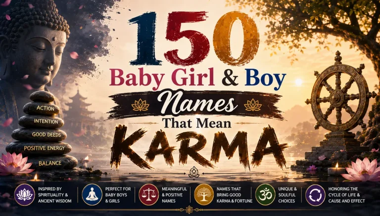 150 Baby Girl & Boy Names That Mean Karma