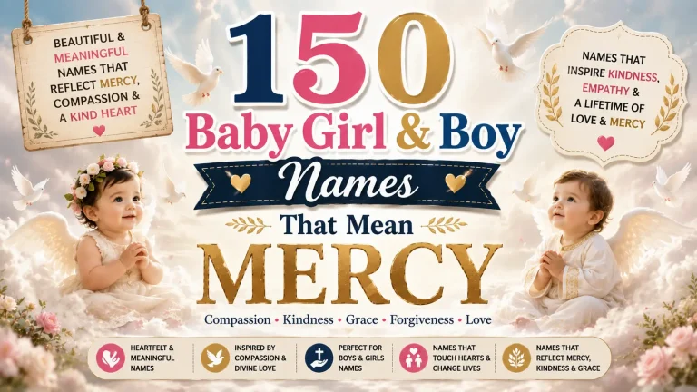 150 Baby Girl & Boy Names That Mean Mercy
