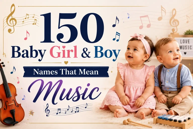 150 Baby Girl & Boy Names That Mean Music
