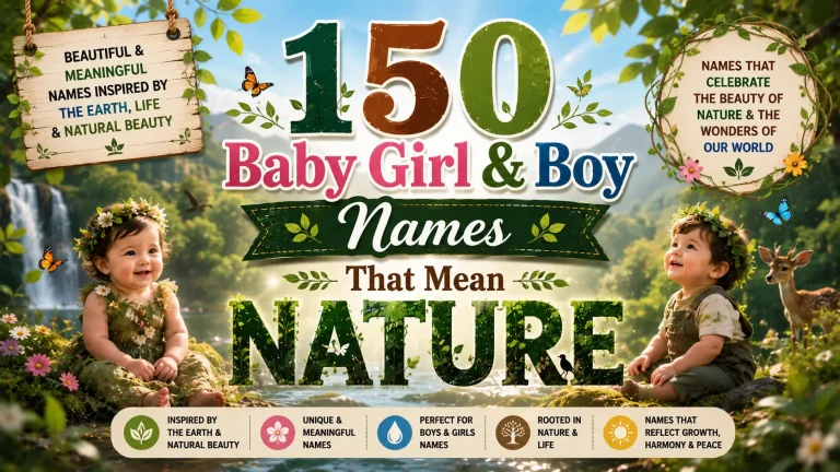 150 Baby Girl & Boy Names That Mean Nature