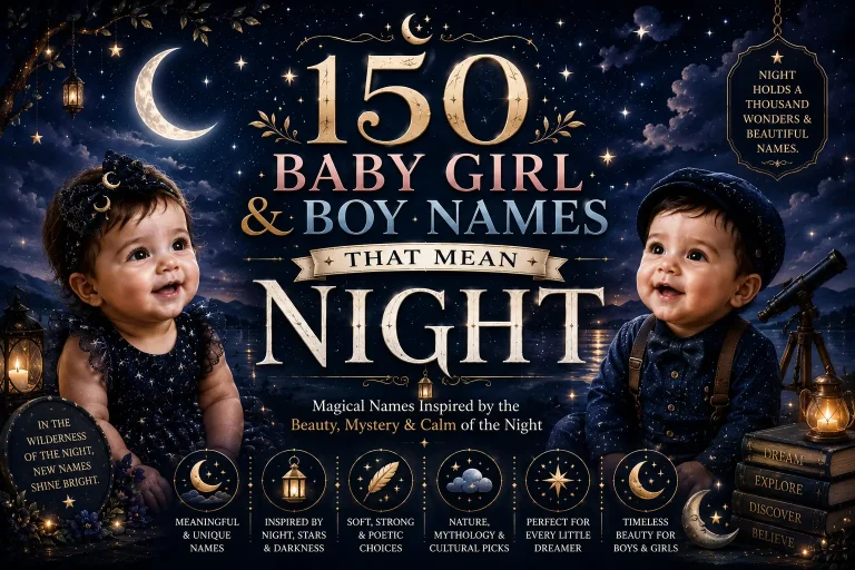 150 Baby Girl & Boy Names That Mean Night