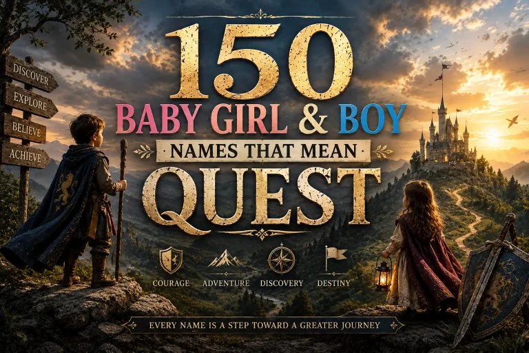 150 Baby Girl & Boy Names That Mean Quest