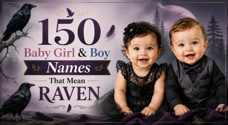 150 Baby Girl & Boy Names That Mean Raven
