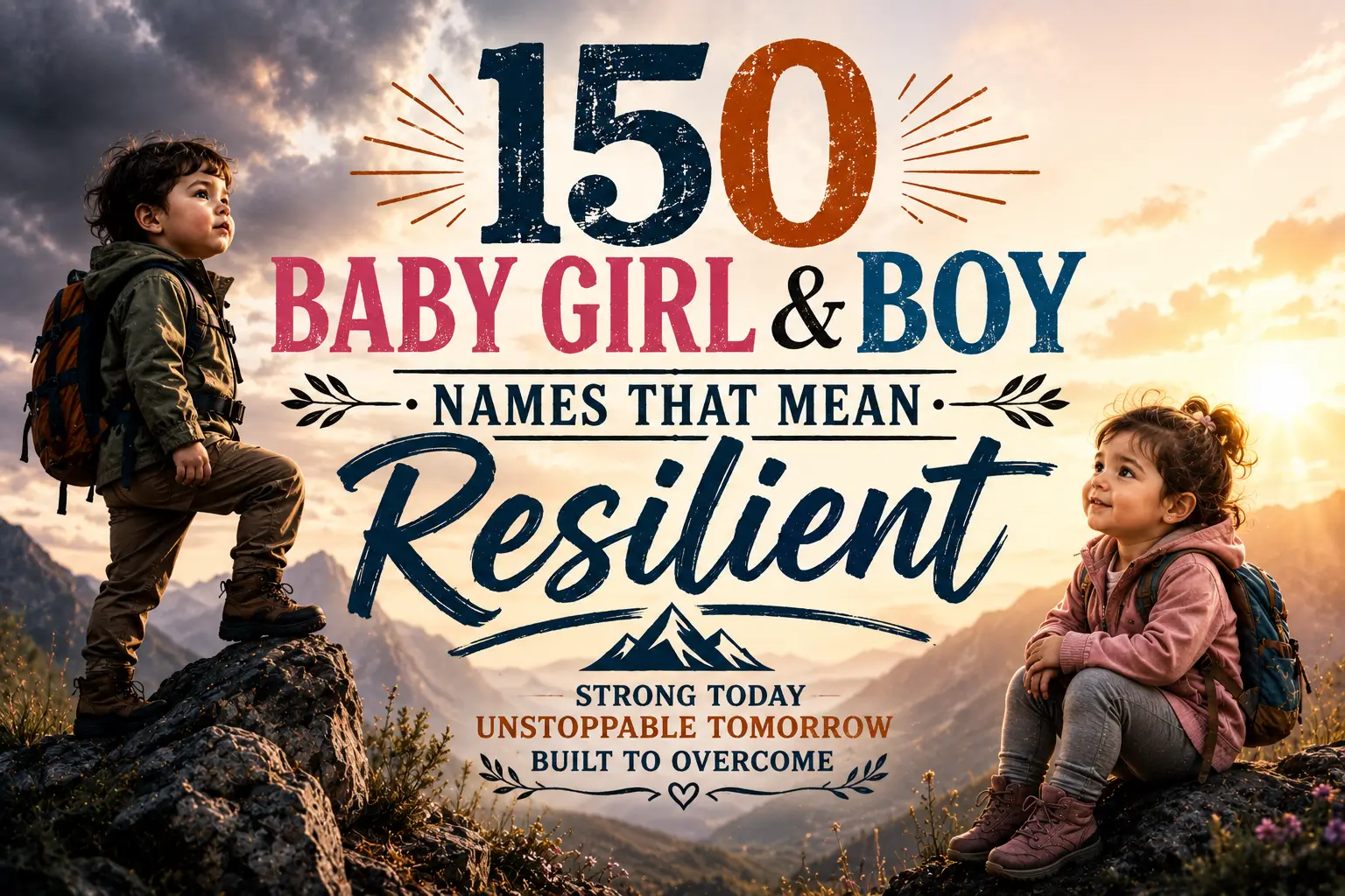 150 Baby Girl & Boy Names That Mean Resilient