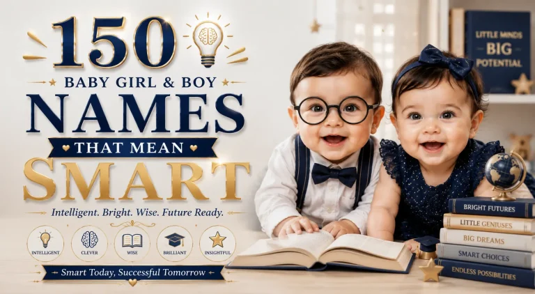 150 Baby Girl & Boy Names That Mean Smart