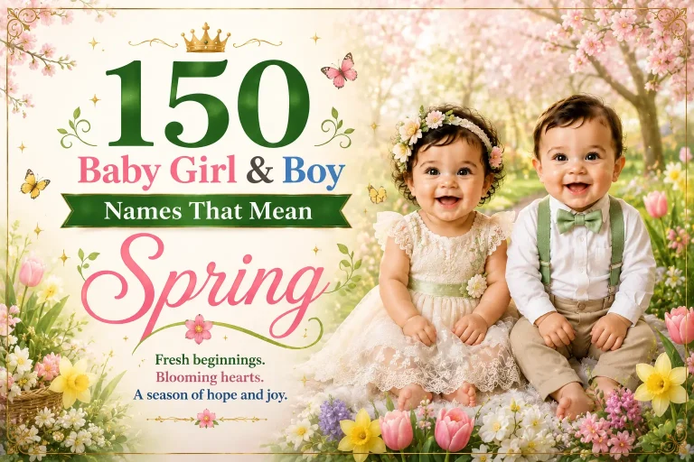 150 Baby Girl & Boy Names That Mean Spring