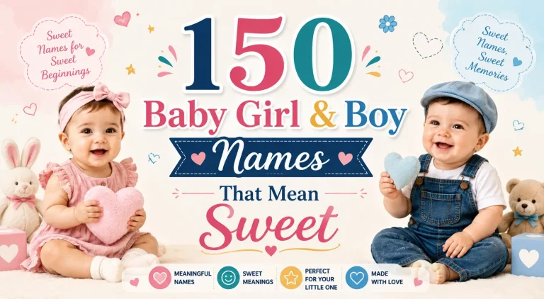 150 Baby Girl & Boy Names That Mean Sweet