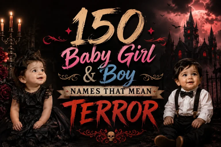 150 Baby Girl & Boy Names That Mean Terror