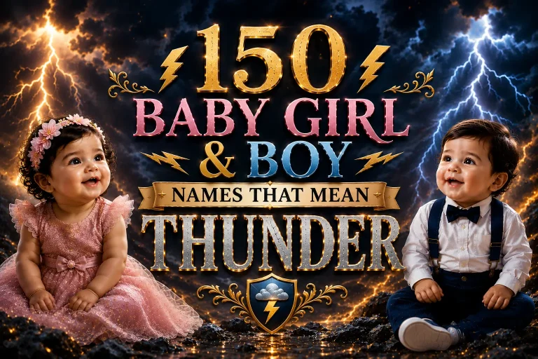 150 Baby Girl & Boy Names That Mean Thunder