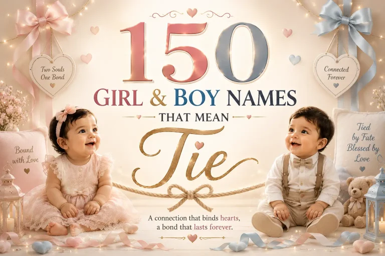 150 Baby Girl & Boy Names That Mean Tie