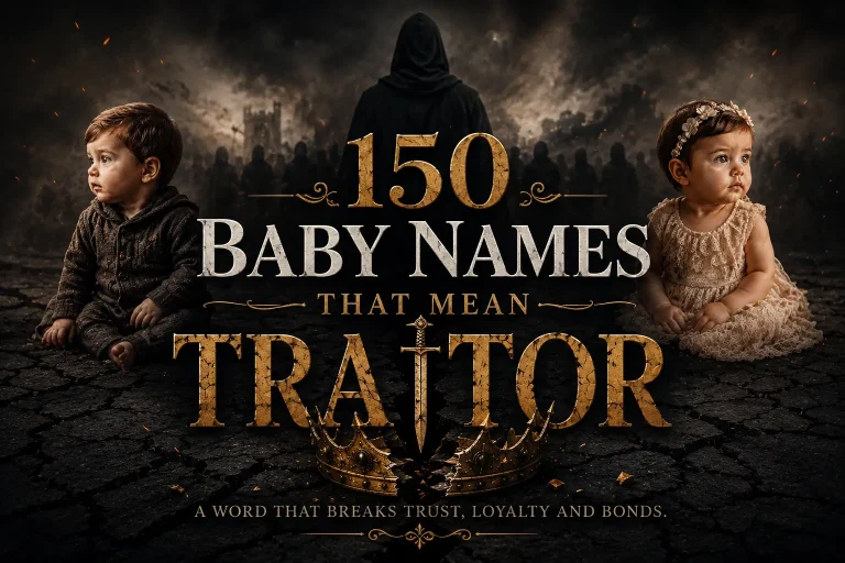 150 Baby Girl & Boy Names That Mean Traitor