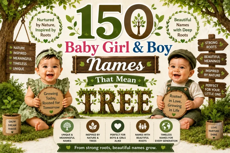 150 Baby Girl & Boy Names That Mean Tree