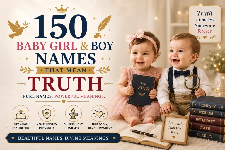 150 Baby Girl & Boy Names That Mean Truth