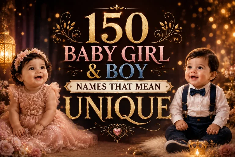 150 Baby Girl & Boy Names That Mean Unique