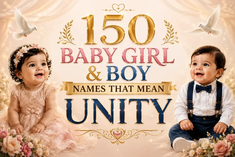 150 Baby Girl & Boy Names That Mean Unity