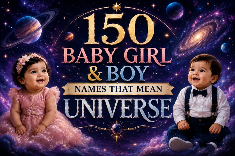 150 Baby Girl & Boy Names That Mean Universe