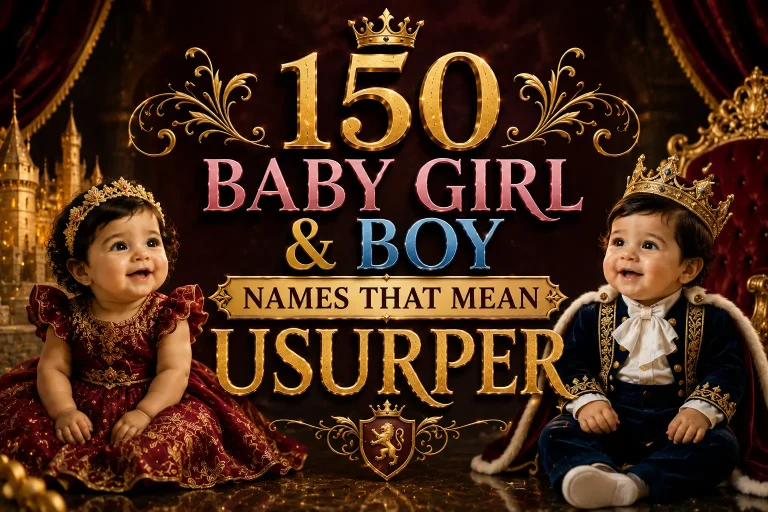 150 Baby Girl & Boy Names That Mean Usurper