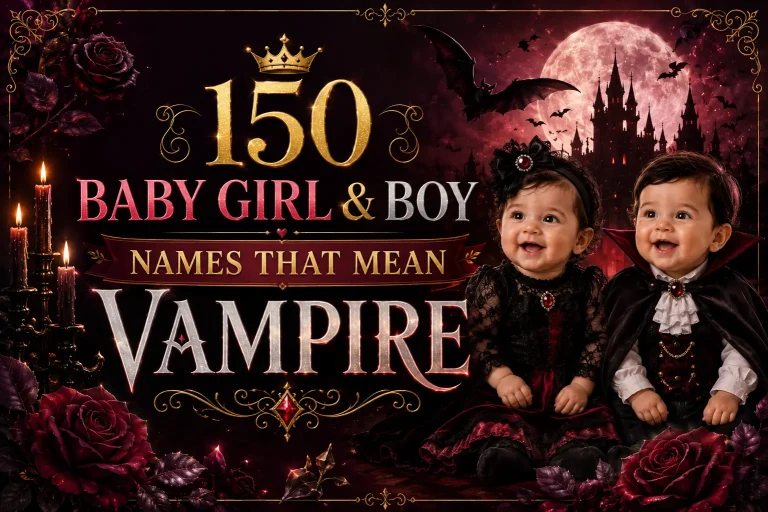 150 Baby Girl & Boy Names That Mean Vampire