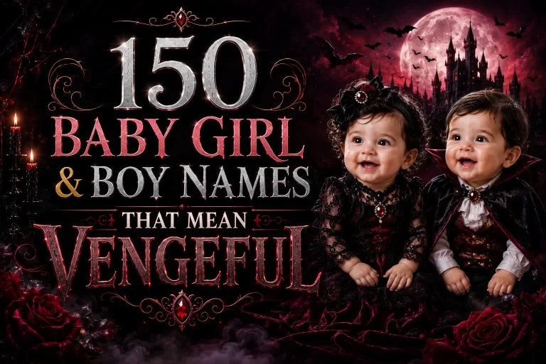 150 Baby Girl & Boy Names That Mean Vengeful