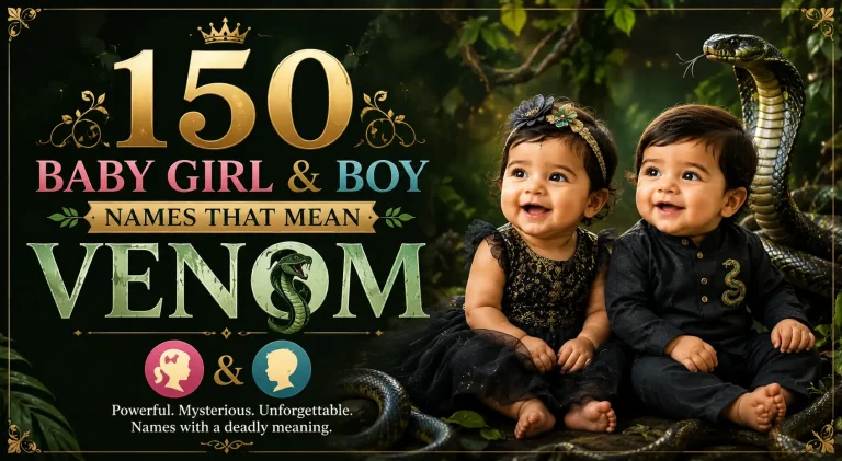 150 Baby Girl & Boy Names That Mean Venom