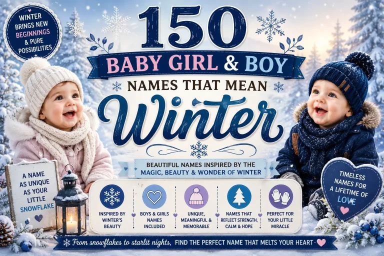 150 Baby Girl & Boy Names That Mean Winter
