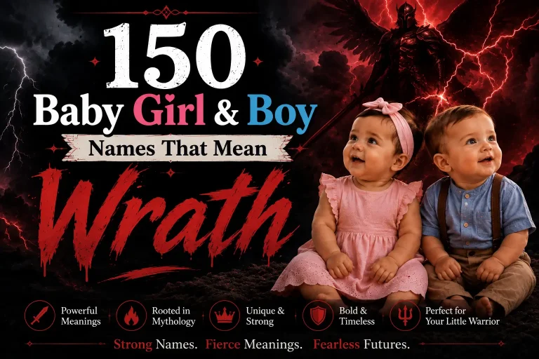 150 Baby Girl & Boy Names That Mean Wrath