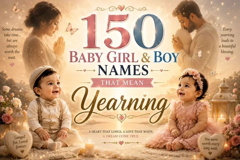 150 Baby Girl & Boy Names That Mean Yearning