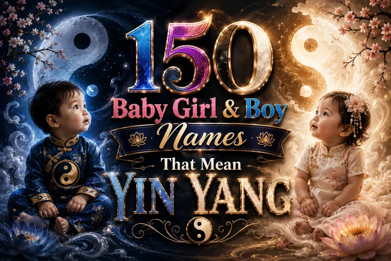 150 Baby Girl & Boy Names That Mean Yin Yang