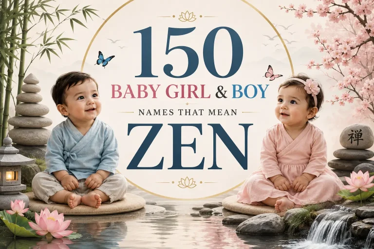 150 Baby Girl & Boy Names That Mean Zen