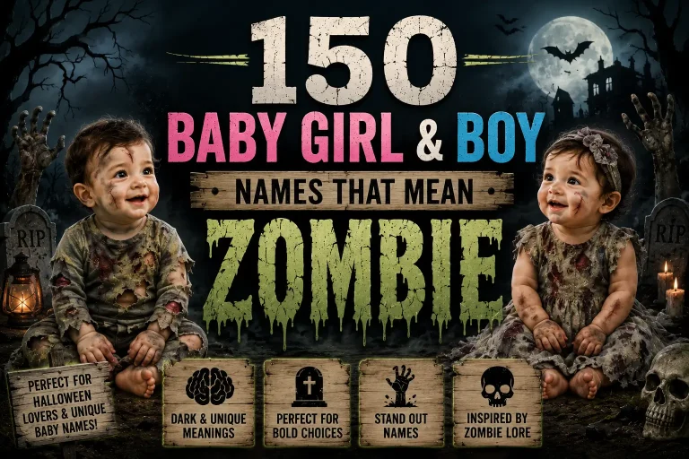 150 Baby Girl & Boy Names That Mean Zombie