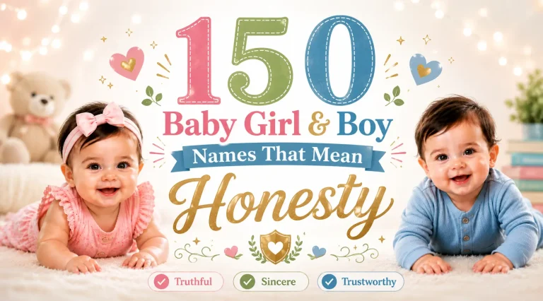 150 Baby Girl & Boy Names that Mean Honesty