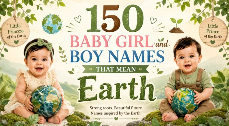 150 Baby Girl and Boy Names That Mean Earth