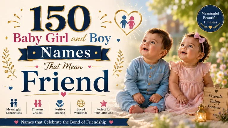 150 Baby Girl and Boy Names That Mean Friend