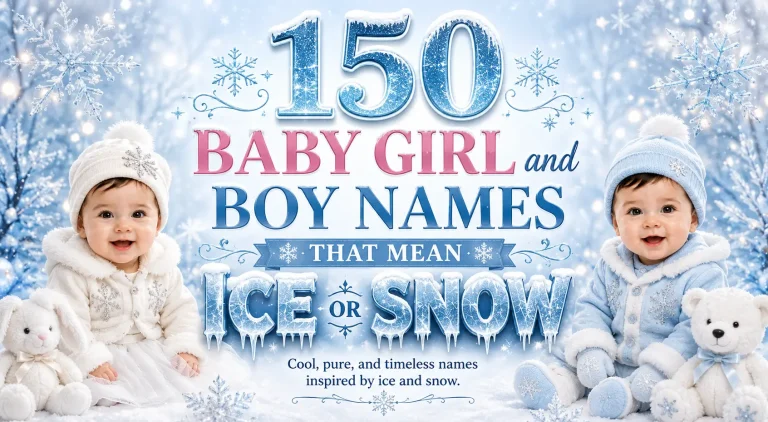 150 Baby Girl and Boy Names That Mean Ice or Snow
