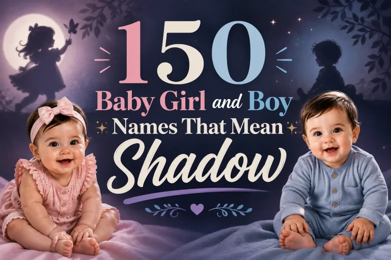 150 Baby Girl and Boy Names That Mean Shadow