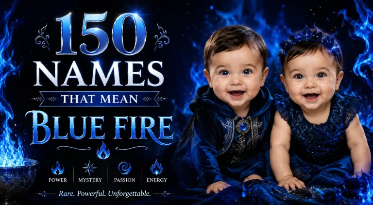 150 Names That Mean Blue Fire