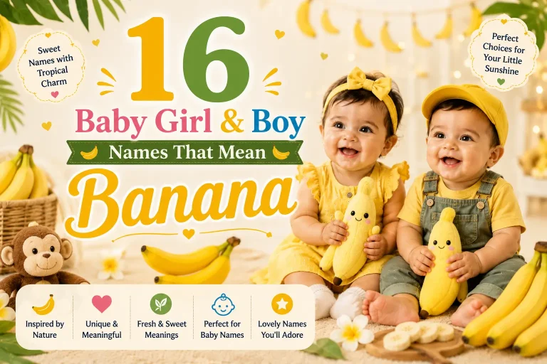16 Baby Girl & Boy Names That Mean Banana