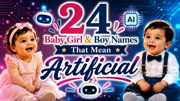 24 Baby Girl & Boy Names That Mean Artificial