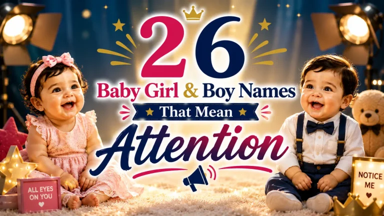 26 Baby Girl & Boy Names That Mean Attention